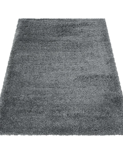 Tapis Shaggy - Duveteux - Gris clair