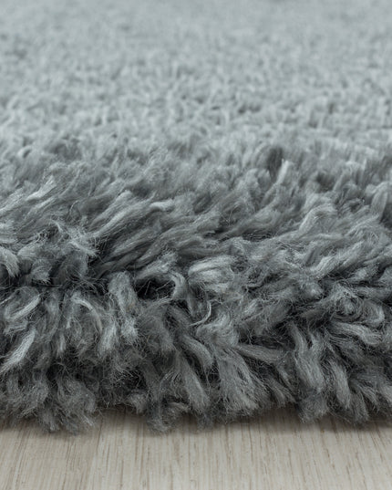 Tapis Shaggy - Duveteux - Gris clair