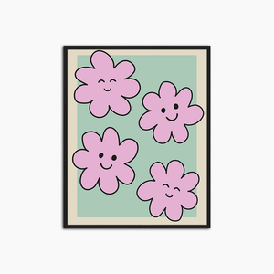 Fleuri - Décoration murale imprimée