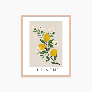 Il Limone - Décoration murale imprimée