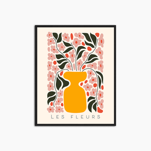 Fleurs dans le pot - Décoration murale imprimée