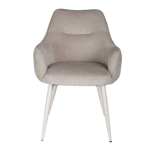 Chaise de salle à manger Ivy - Côtelé Beige
