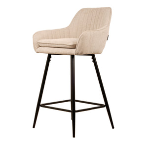 Tabouret de Bar Rose - Beige - Tissage