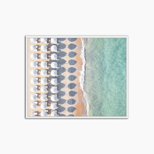 Parapluies blancs - Décoration murale imprimée