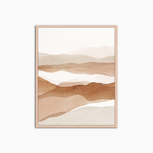 Paysage abstrait - Décoration murale imprimée