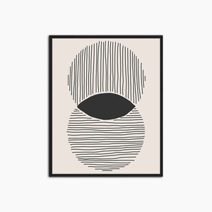 La partie partagée - Décoration murale imprimée