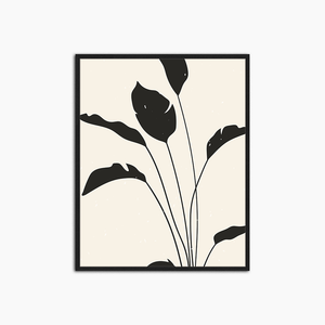 Branches monochromes - Décoration murale imprimée