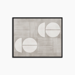 Résumé géométrique - Décoration murale imprimée