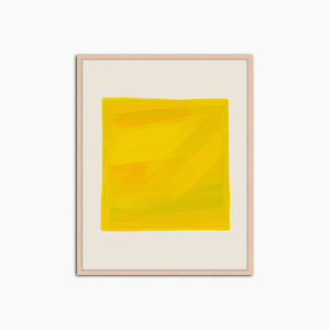 Le Carré Jaune - Tableau Décoration Murale