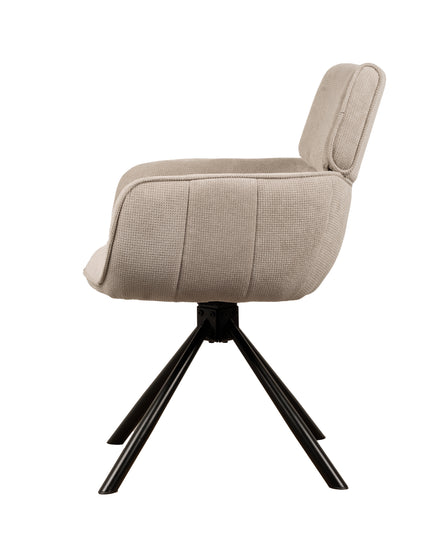 Cato Draaistoel - Beige - Weave