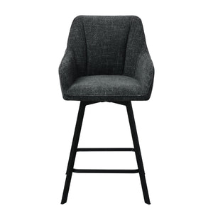 Daisy Barhocker – Anthrazit – Geflecht