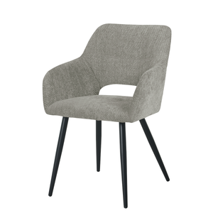 Jesper Esszimmerstuhl - Grau - Chenille