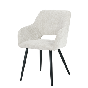 Jesper Esszimmerstuhl – Off White – Chenille