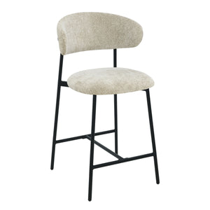 Kiara Barstoel - Beige Chenille