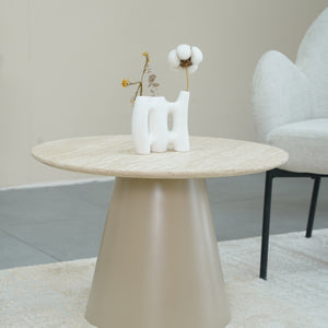 Salontafel Kori - Travertijn Look - 60cm