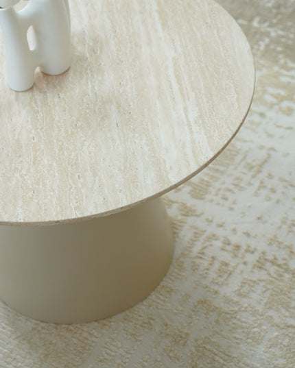 Couchtisch Kori - Travertin-Optik - 45cm