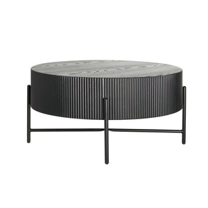 Table basse - Placage bois noir