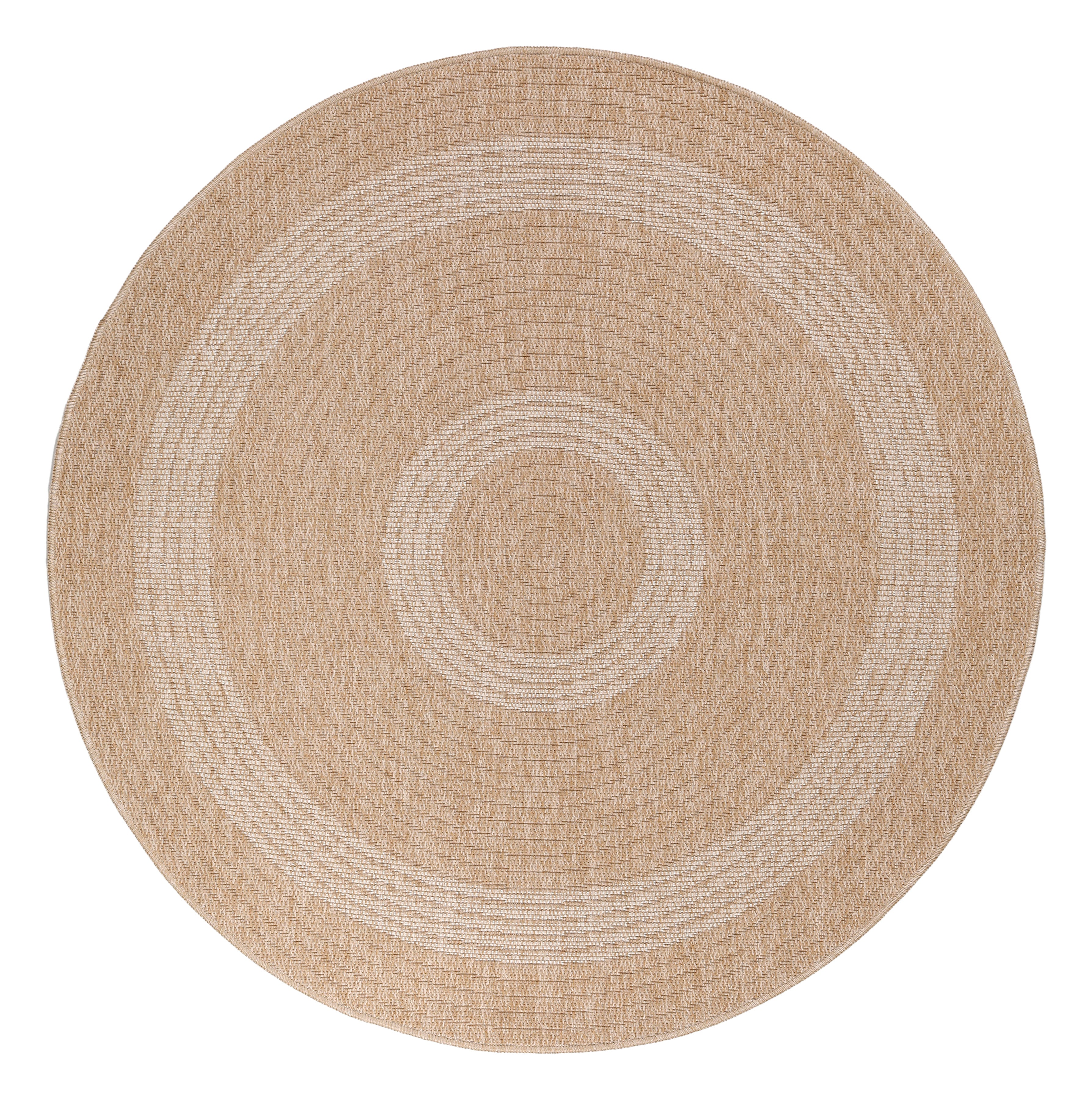 Juteoptik Teppich - Rund