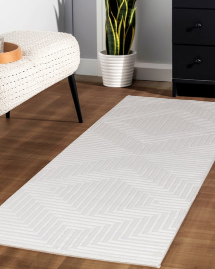 Abstract Vloerkleed - Sara - Creme 11