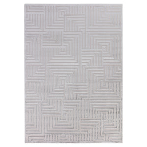 Abstract Vloerkleed - Sara - Grijs 14