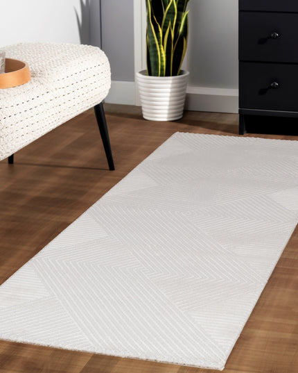 Abstract Vloerkleed - Sara - Creme 15