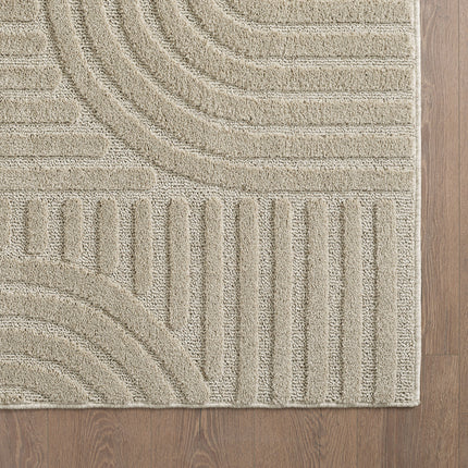Scandinavisch Vloerkleed - Arch - Beige