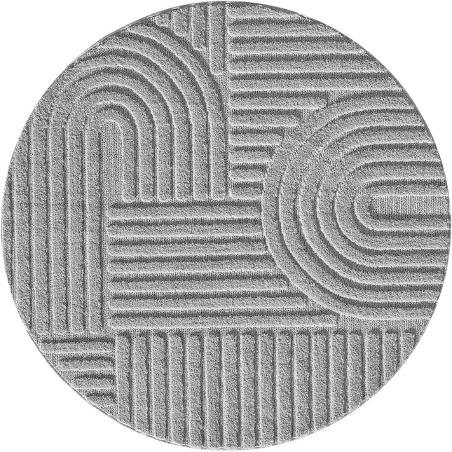 Scandinavisch Vloerkleed - Arch - Grijs