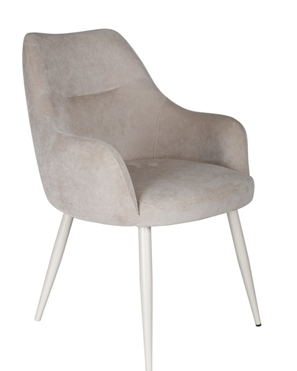 Chaise de salle à manger Ivy - Côtelé Beige