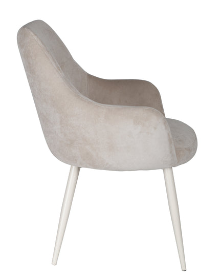 Chaise de salle à manger Ivy - Côtelé Beige