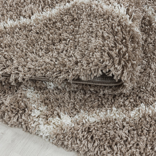 Hoogpolig Vloerkleed - Odin - Beige