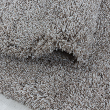 Hoogpolig Vloerkleed - Fuzzy - Beige