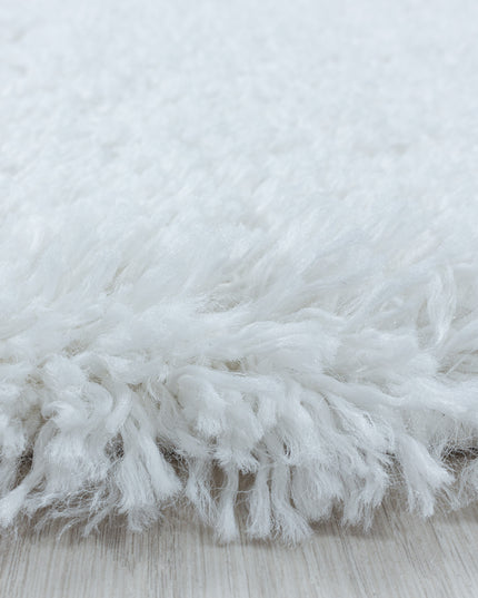 Hoogpolig Vloerkleed - Fuzzy - Wit