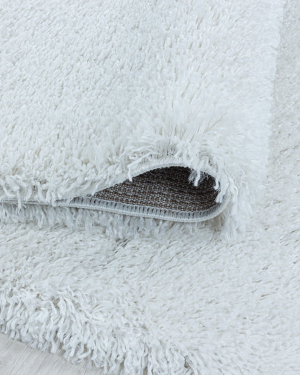 Hoogpolig Vloerkleed - Fuzzy - Wit