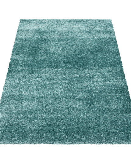 Hoogpolig Vloerkleed Luxe - Plain - Groen