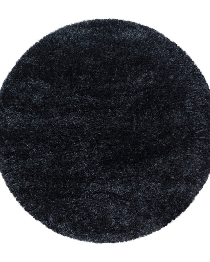 Hoogpolig Vloerkleed Luxe - Plain - Zwart