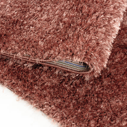 Hoogpolig Vloerkleed Luxe - Plain - Koper