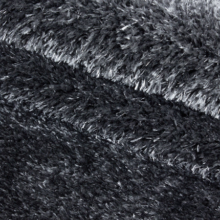 Tapis à poils longs de luxe - Uni - Gris