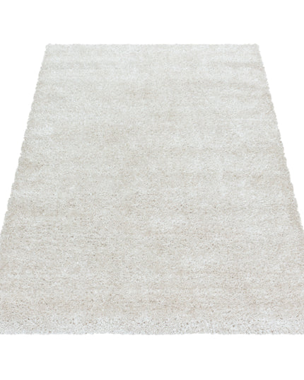 Hoogpolig Vloerkleed Luxe - Plain - Creme