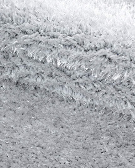 Hoogpolig Vloerkleed Luxe - Plain - Zilver