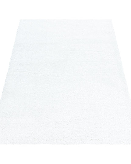 Hoogpolig Vloerkleed Luxe - Plain - Wit