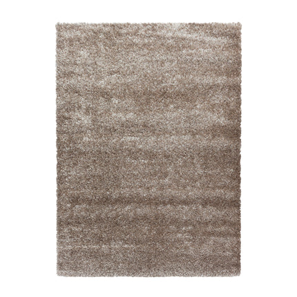 Hochflorteppich Luxus - Uni - Taupe