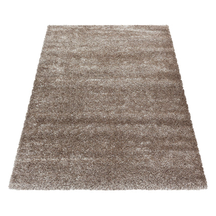 Hochflorteppich Luxus - Uni - Taupe
