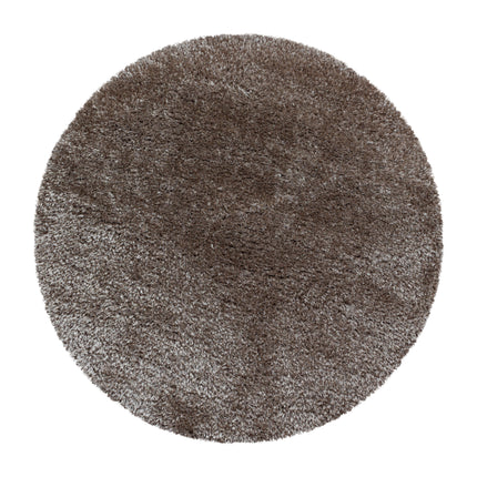 Hochflorteppich Luxus - Uni - Taupe