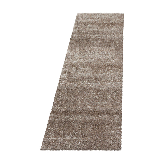 Hoogpolig Vloerkleed Luxe - Plain - Taupe