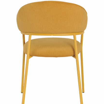 Chaise de salle à manger Harper - Jaune