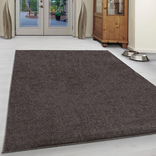 Modern Vloerkleed - Plain - Mokka