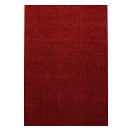 Moderner Teppich - Uni - Rot
