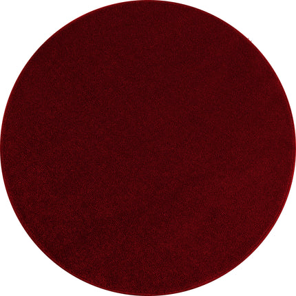 Moderner Teppich - Uni - Rot