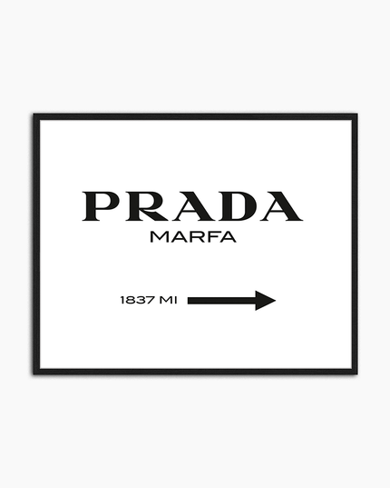 Prada Marfa - Décoration murale imprimée