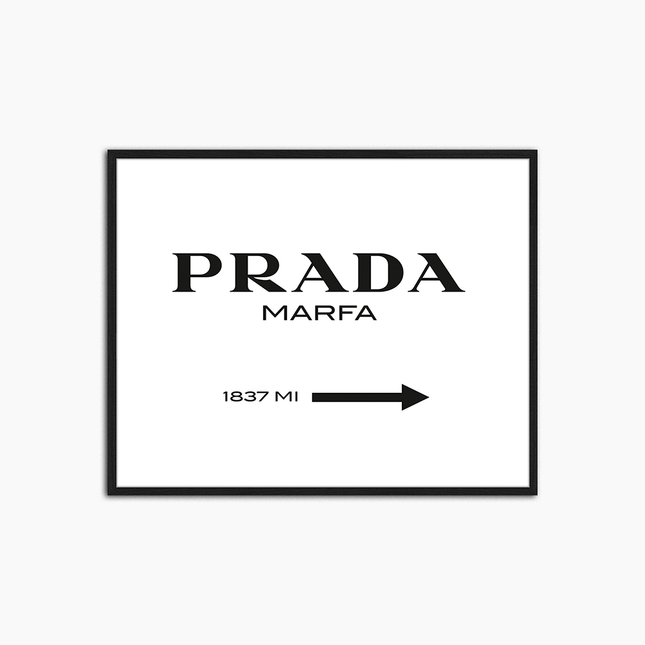 Prada Marfa - Décoration murale imprimée